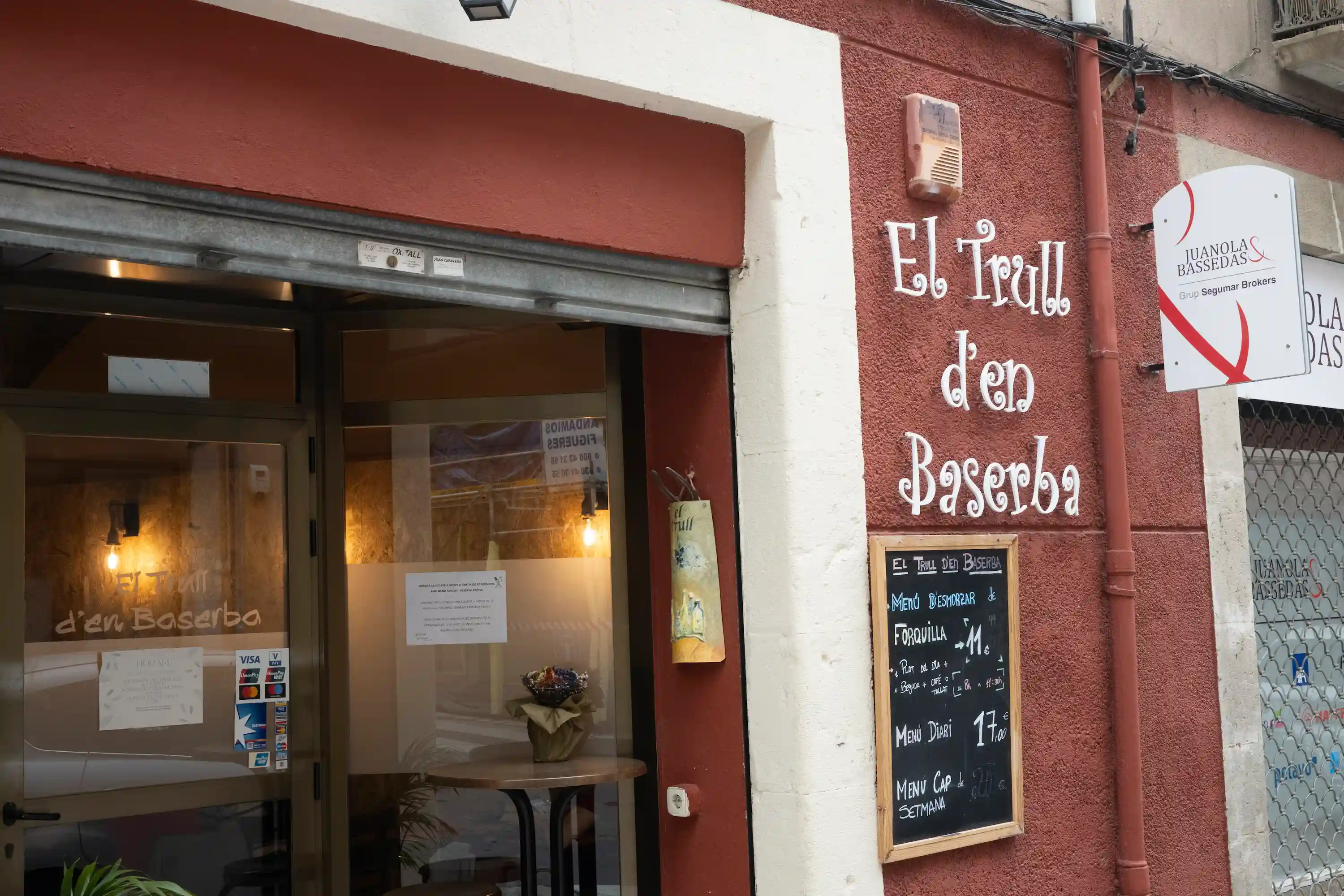 restaurant El Trull d'en Baserba en Menuveo