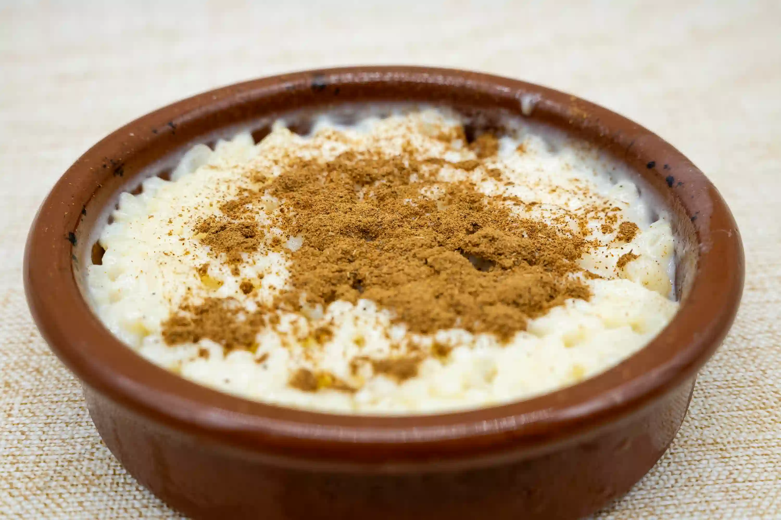 arroz con leche casero con canela postre tradicional restaurante nogal barcelona