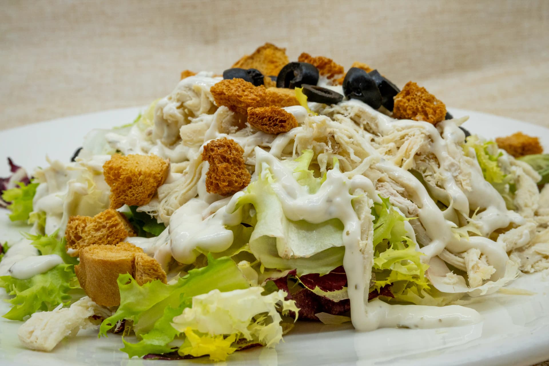 menu mediodia ensalada fresca restaurante barato la jonquera