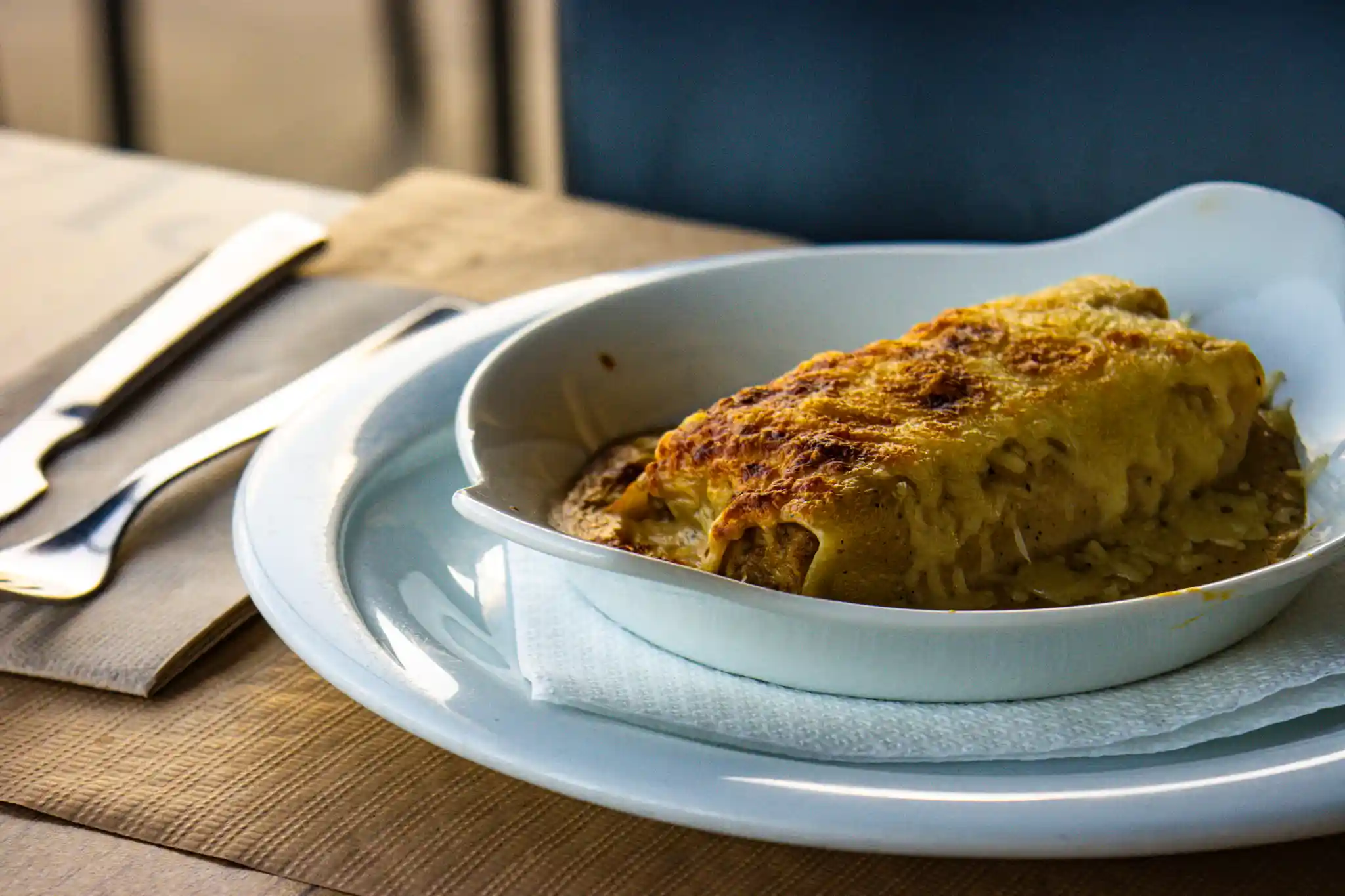 canelones gratinados menu mediodia cocina catalana la jonquera