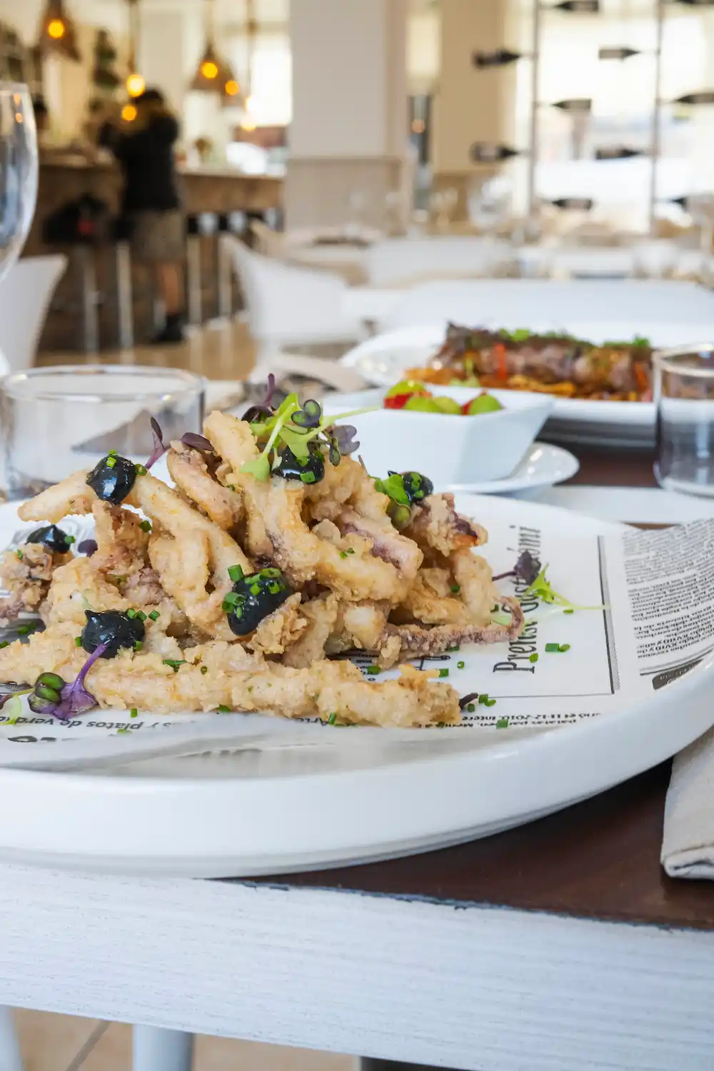 calamares a la andalusa fregits al 9 suprem restaurant figueres