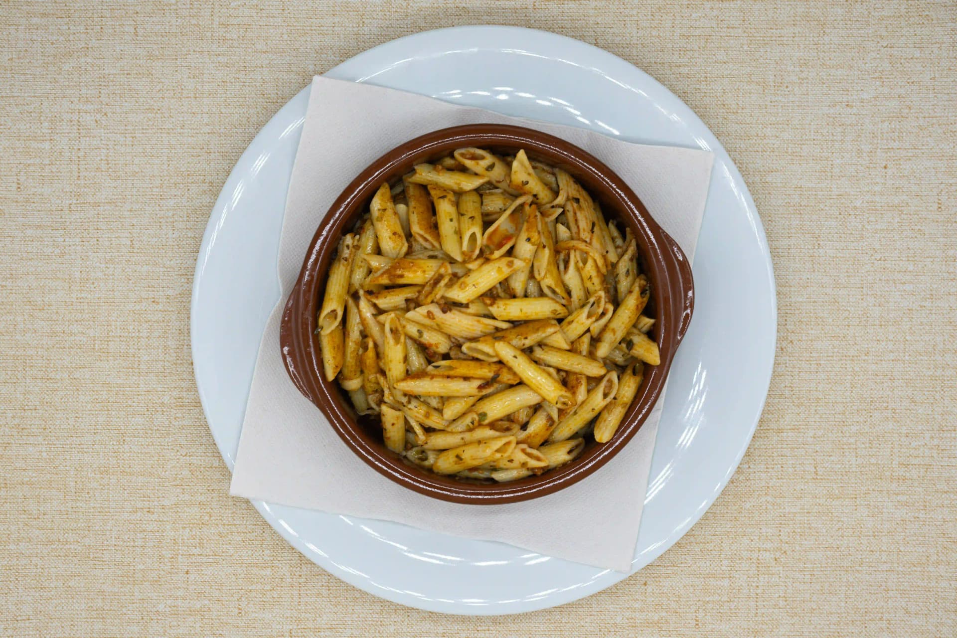 penne con salsa boloñesa casera menu mediodia can ross maia de montcal