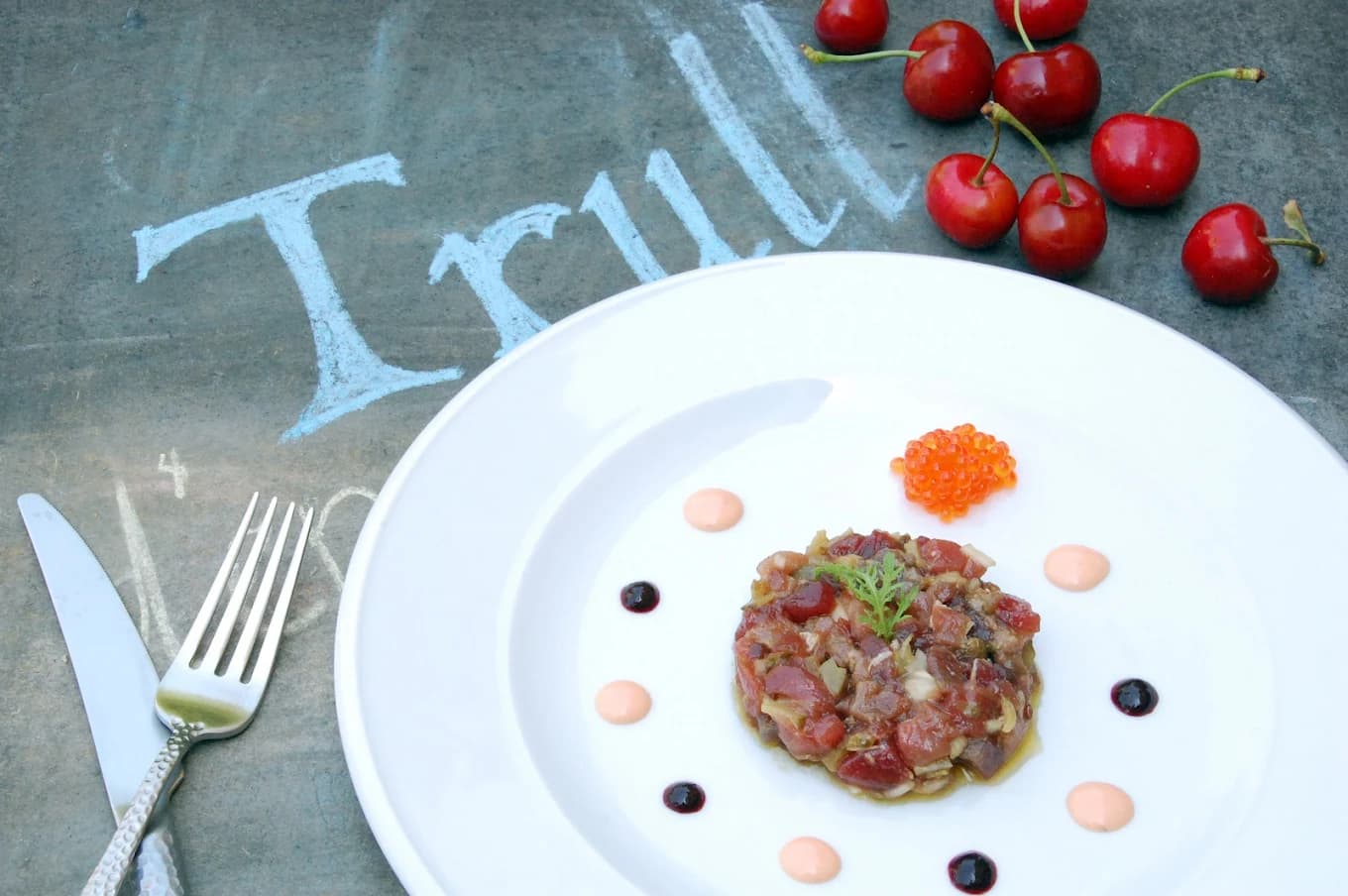 AMB MAIONESA DE WASABY I COULIS DE CIRERES